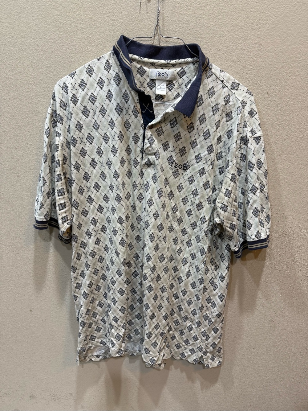 Vintage Izod mens polo shirt